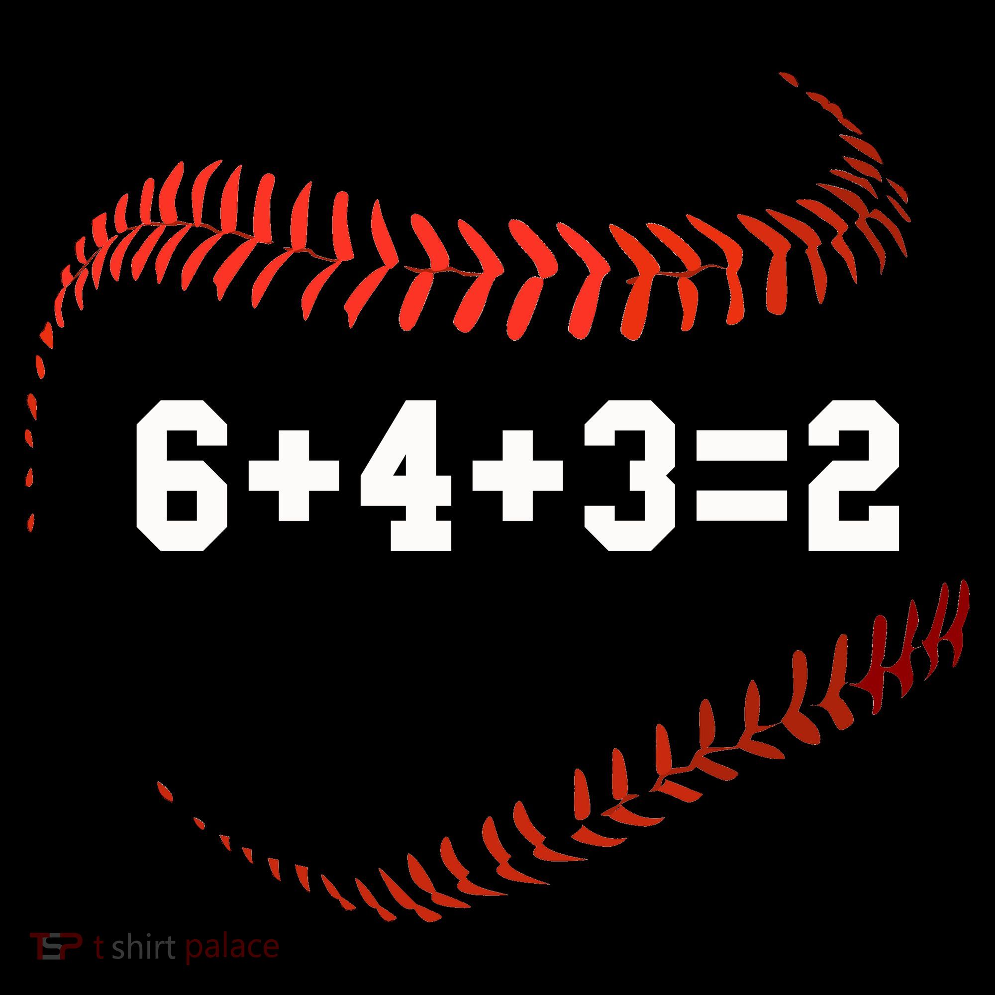 6 4 3=2 Double Play Baseball Player Gift Baseball Saying Visor