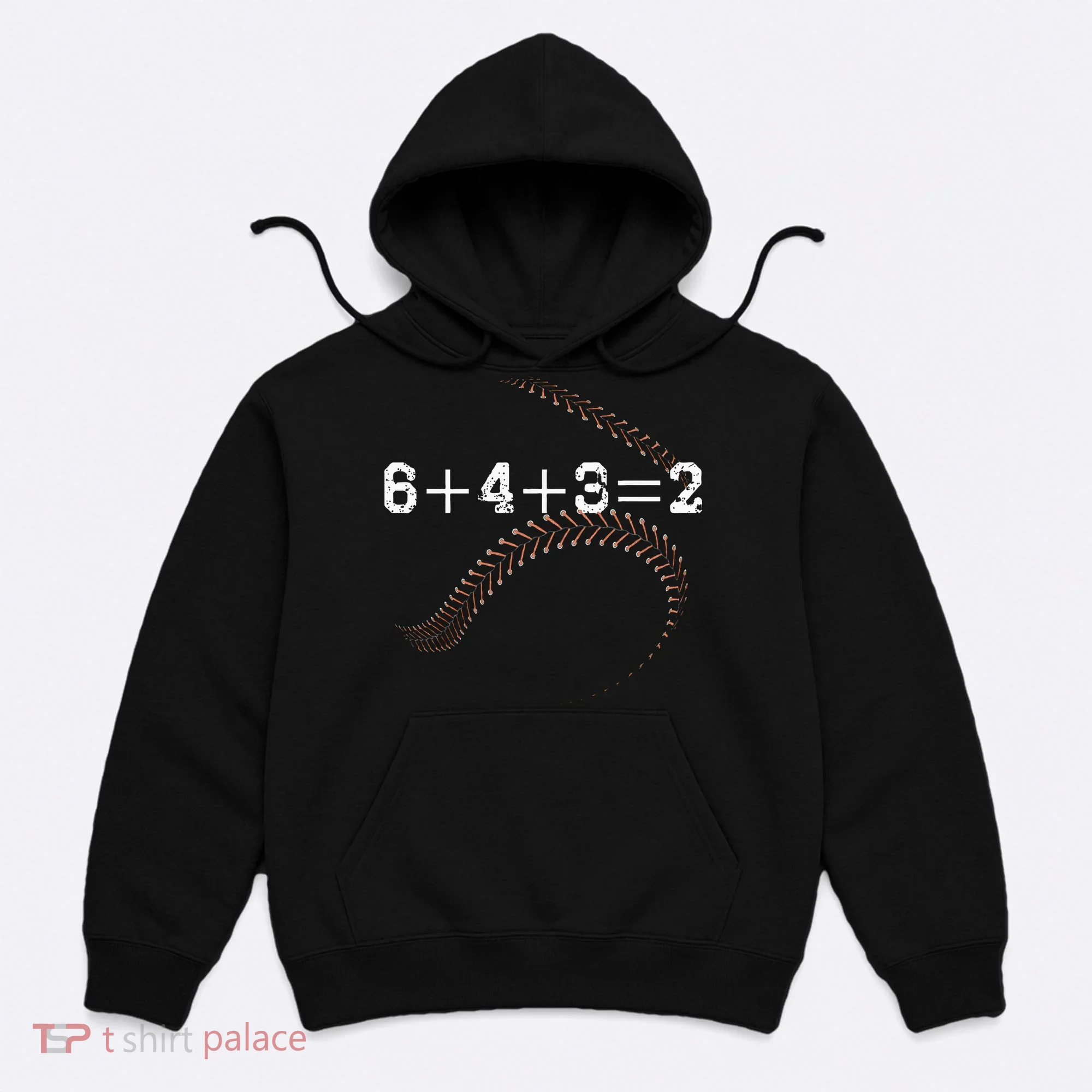 6+4+3=2 643 Double Play Outs Baseball Player Coach Softball Hoodie