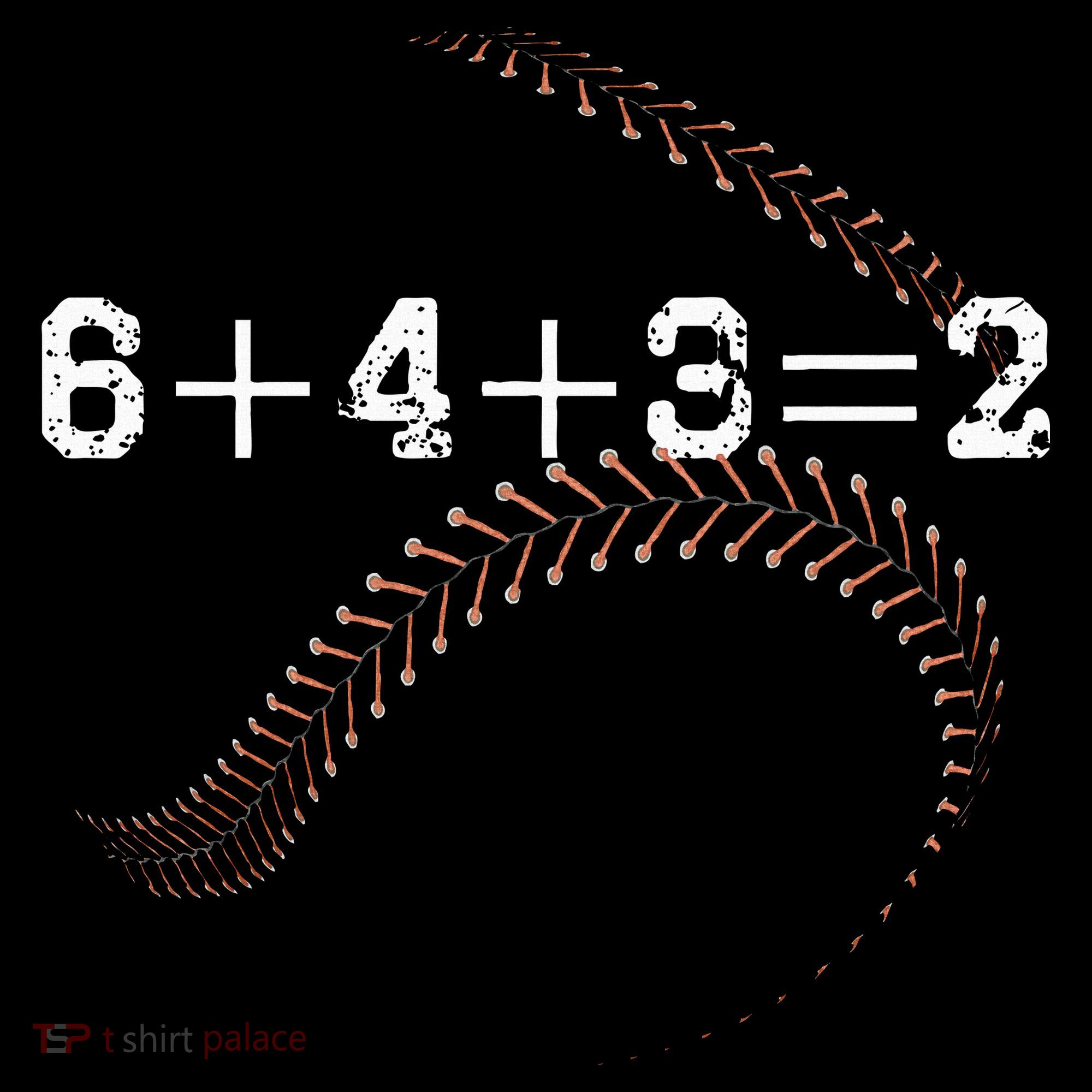 6+4+3=2 643 Double Play Outs Baseball Player Coach Softball Women's Hoodie