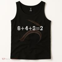 6+4+3=2 643 Double Play Outs Baseball Player Coach Softball Tank Top thumb 2