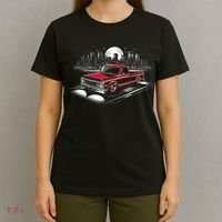 67 72 Classic C10 Pickup Truck Slammed Lowered Airride T-Shirt thumb 4