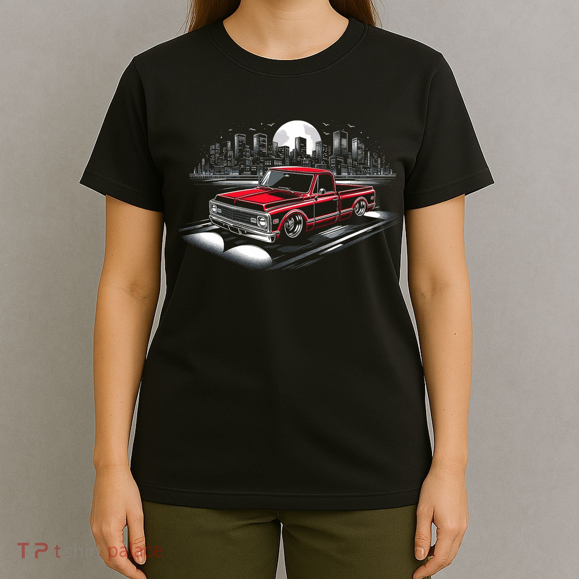67 72 Classic C10 Pickup Truck Slammed Lowered Airride T-Shirt
