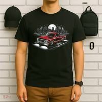 67 72 Classic C10 Pickup Truck Slammed Lowered Airride T-Shirt thumb 6