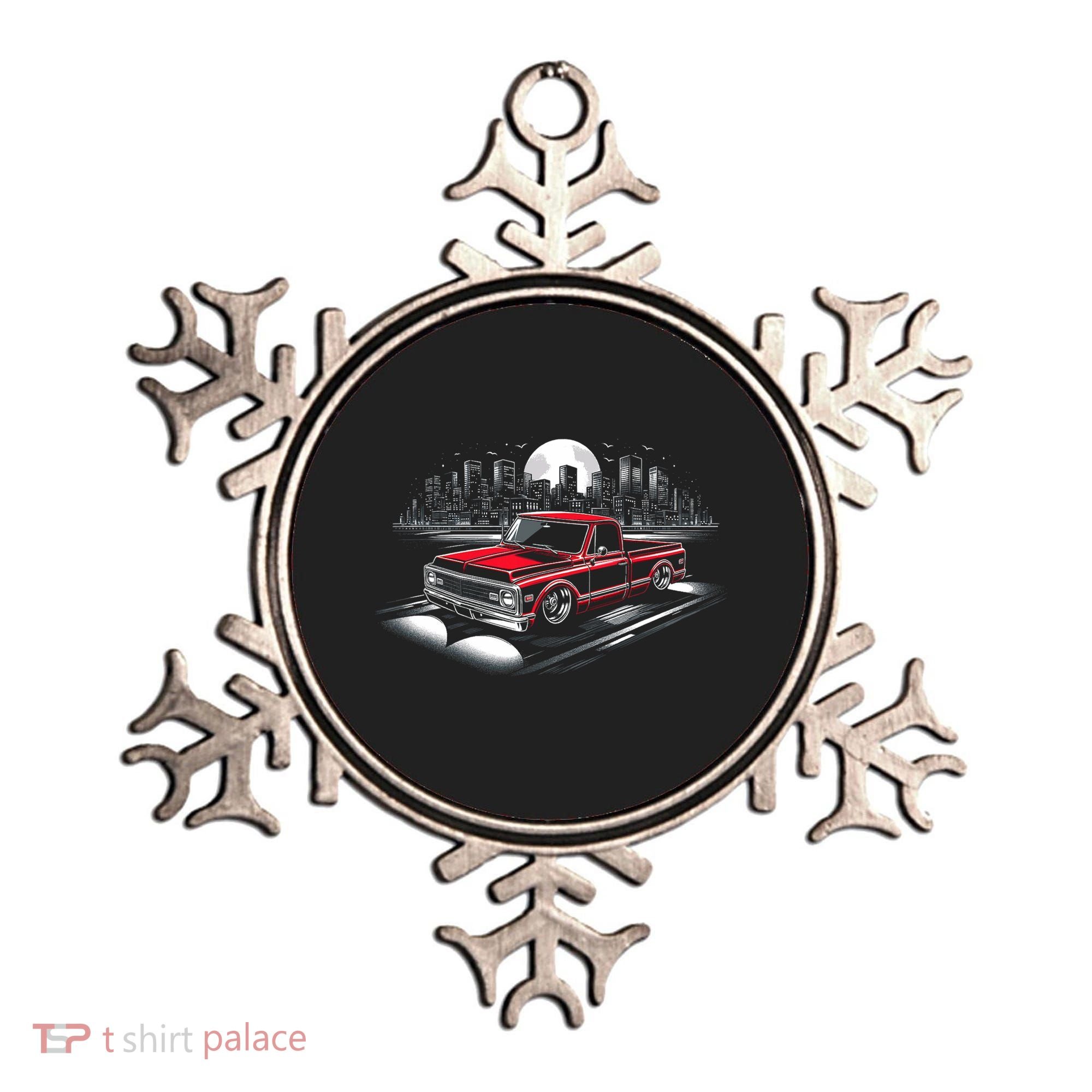 67 72 Classic C10 Pickup Truck Slammed Lowered Airride Ornament