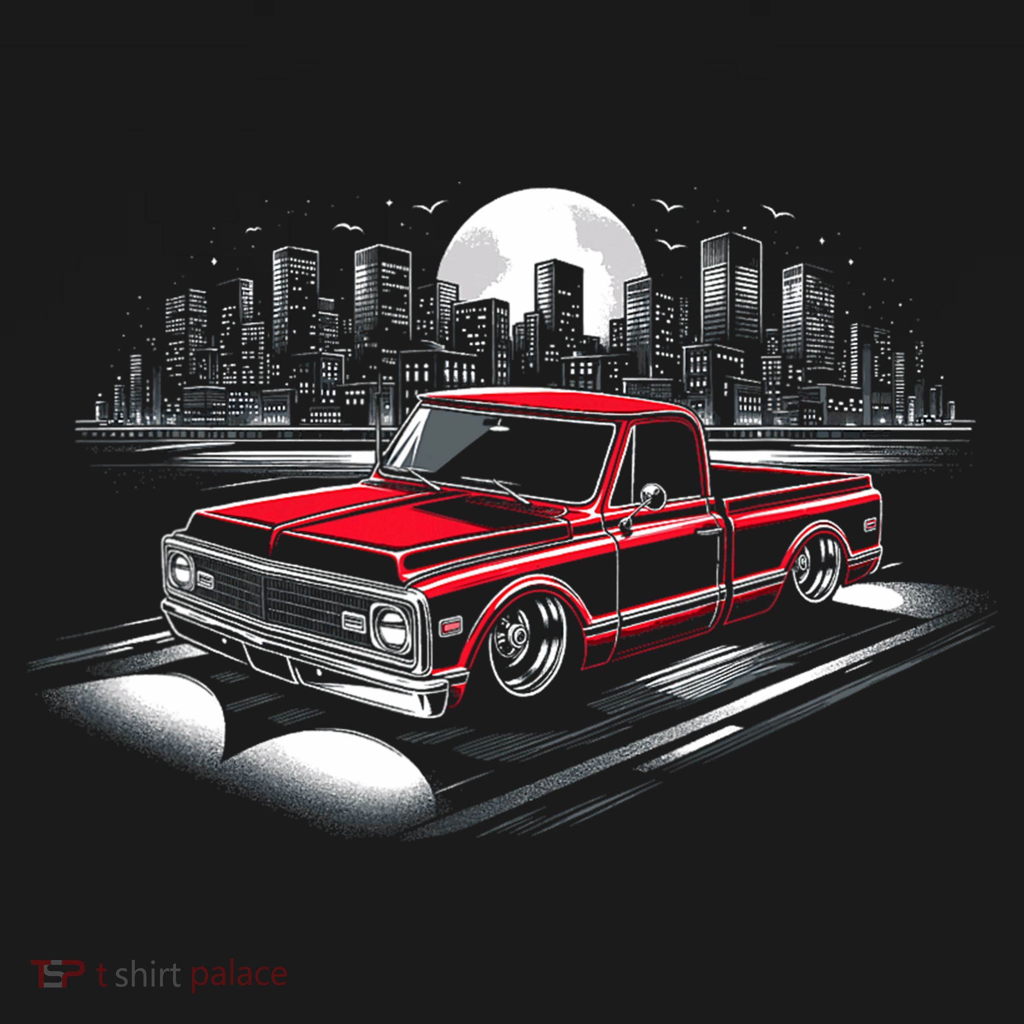 67 72 Classic C10 Pickup Truck Slammed Lowered Airride Women's Tank Top