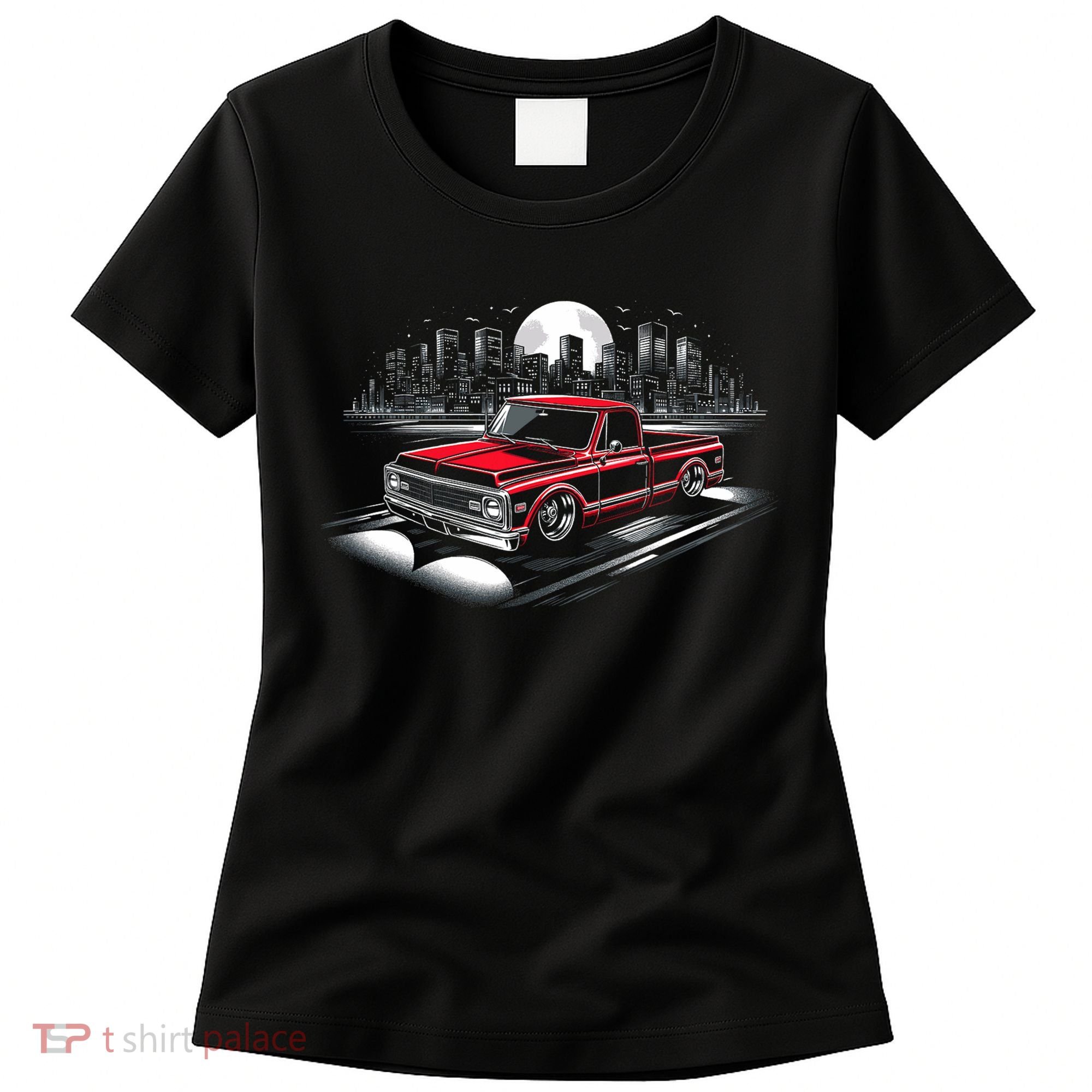 67 72 Classic C10 Pickup Truck Slammed Lowered Airride Women's T-Shirt