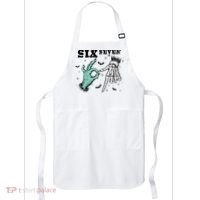 6 7 Meme Funny Witch Skeleton Hands 67 Halloween Apron thumb 0