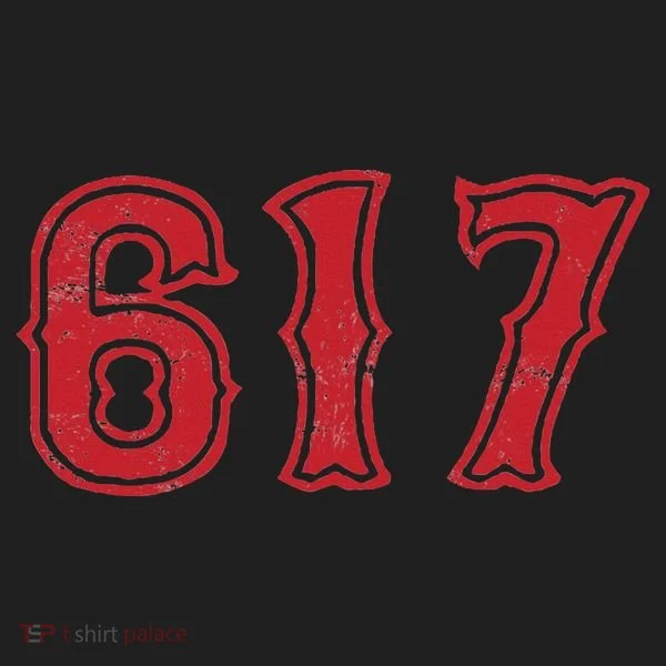 617 Area Code Boston Fan Baseball Women's Sweatshirt