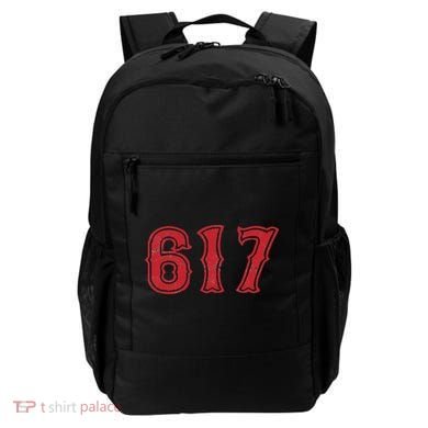 617 Area Code Boston Fan Baseball Backpack