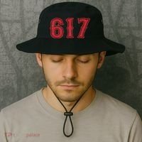 617 Area Code Boston Fan Baseball Bucket Hat thumb 2