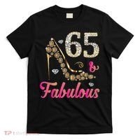 65 And Fabulous Funny 65th Birthday Cute Gift Beautiful Fun Tank Top T-Shirt thumb 0