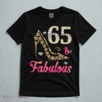 65 And Fabulous Funny 65th Birthday Cute Gift Beautiful Fun Tank Top T-Shirt thumb 5