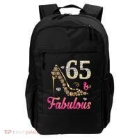 65 And Fabulous Funny 65th Birthday Cute Gift Beautiful Fun Tank Top Backpack thumb 0
