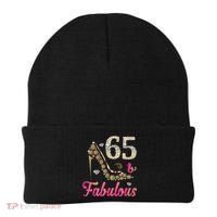 65 And Fabulous Funny 65th Birthday Cute Gift Beautiful Fun Tank Top Beanie thumb 0