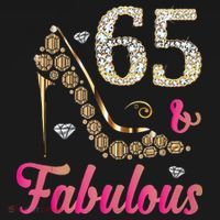 65 And Fabulous Funny 65th Birthday Cute Gift Beautiful Fun Tank Top Visor thumb 3