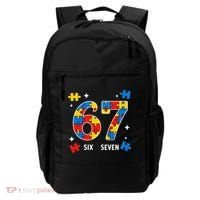 67 Autism Puzzle Six Seven Backpack thumb 0