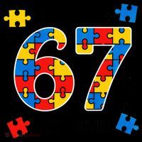 67 Autism Puzzle Six Seven Coffee Mug thumb 5