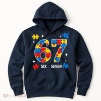 67 Autism Puzzle Six Seven Hoodie thumb 0