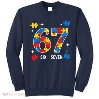 67 Autism Puzzle Six Seven Sweatshirt thumb 0