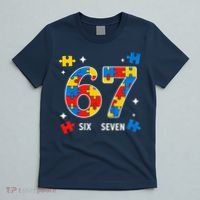 67 Autism Puzzle Six Seven T-Shirt thumb 5