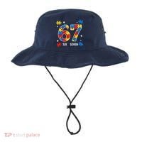 67 Autism Puzzle Six Seven Bucket Hat thumb 0