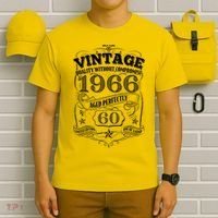 60th Birthday 1966 Vintage Quality Without Compromise  T-Shirt thumb 6