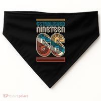 60th Birthday 1966 Established Nineteen 66 USA-Made Doggie Bandana thumb 0