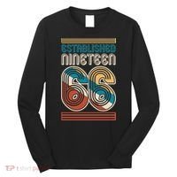 60th Birthday 1966 Established Nineteen 66 Long Sleeve Shirt thumb 0