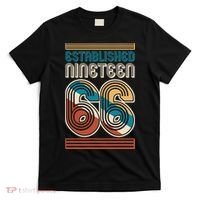 60th Birthday 1966 Established Nineteen 66 T-Shirt thumb 0