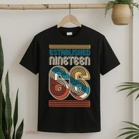 60th Birthday 1966 Established Nineteen 66 T-Shirt thumb 2