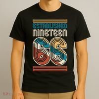 60th Birthday 1966 Established Nineteen 66 T-Shirt thumb 3