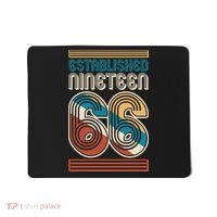 60th Birthday 1966 Established Nineteen 66 Mousepad thumb 0