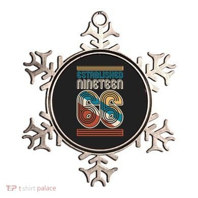 60th Birthday 1966 Established Nineteen 66 Ornament
