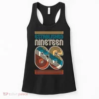 60th Birthday 1966 Established Nineteen 66 Women's Tank Top thumb 0