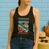 60th Birthday 1966 Established Nineteen 66 Women's Tank Top thumb 2