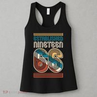 60th Birthday 1966 Established Nineteen 66 Women's Tank Top thumb 3