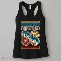 60th Birthday 1966 Established Nineteen 66 Women's Tank Top thumb 3