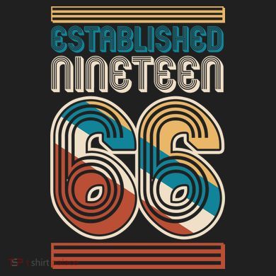60th Birthday 1966 Established Nineteen 66 Sport-Tek Posi-UV Pro Polo