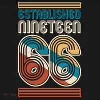 60th Birthday 1966 Established Nineteen 66 Toddler Hoodie thumb 2