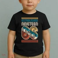 60th Birthday 1966 Established Nineteen 66 Toddler T-Shirt thumb 2
