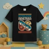 60th Birthday 1966 Established Nineteen 66 Toddler T-Shirt thumb 3