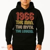 60th Birthday 1966 The Man Myth The Legend Hoodie thumb 2