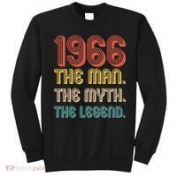 60th Birthday 1966 The Man Myth The Legend Sweatshirt thumb 0