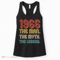 60th Birthday 1966 The Man Myth The Legend Women's Tank Top thumb 0