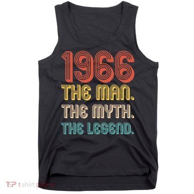 60th Birthday 1966 The Man Myth The Legend Tank Top