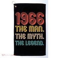 60th Birthday 1966 The Man Myth The Legend Golf Towel thumb 0