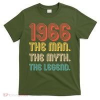 60th Birthday 1966 The Man Myth The Legend T-Shirt thumb 0