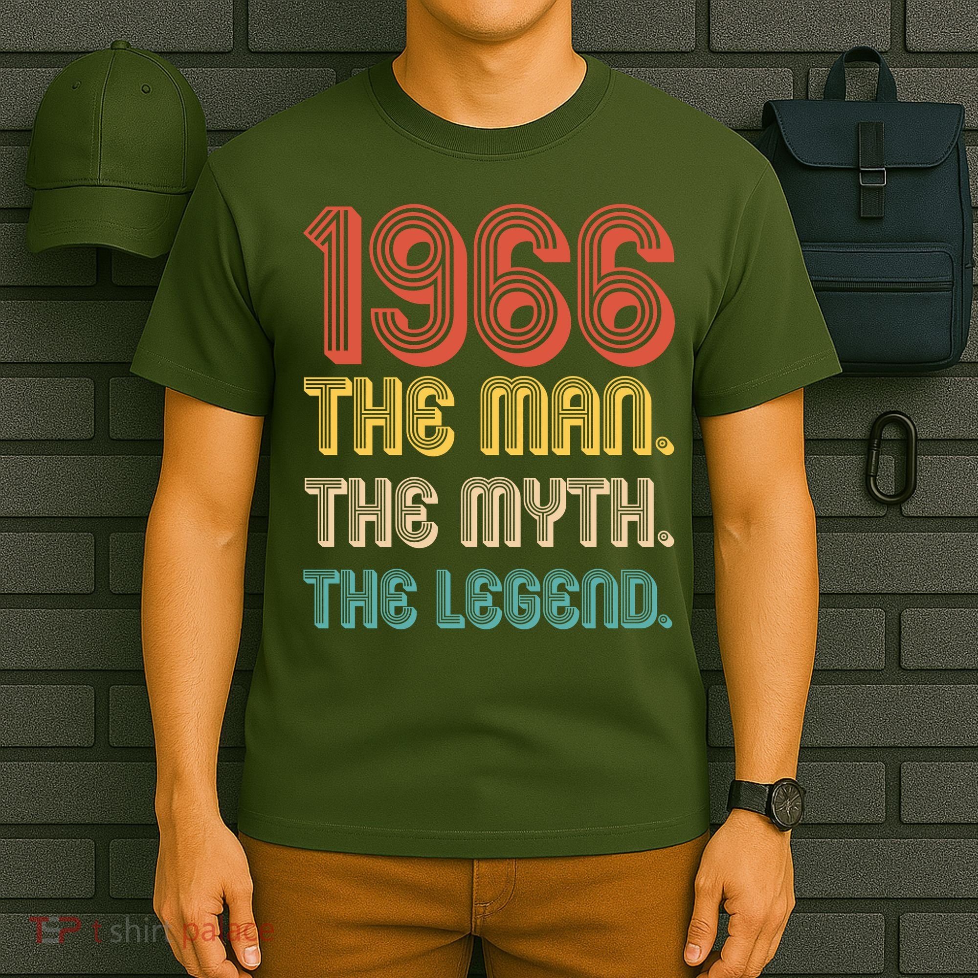 60th Birthday 1966 The Man Myth The Legend T-Shirt