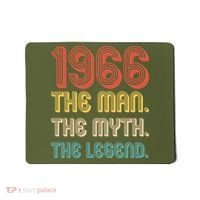 60th Birthday 1966 The Man Myth The Legend Mousepad thumb 0