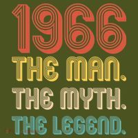 60th Birthday 1966 The Man Myth The Legend Mousepad thumb 1